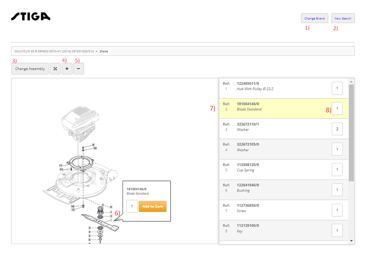 Sprängskiss, förklaringar