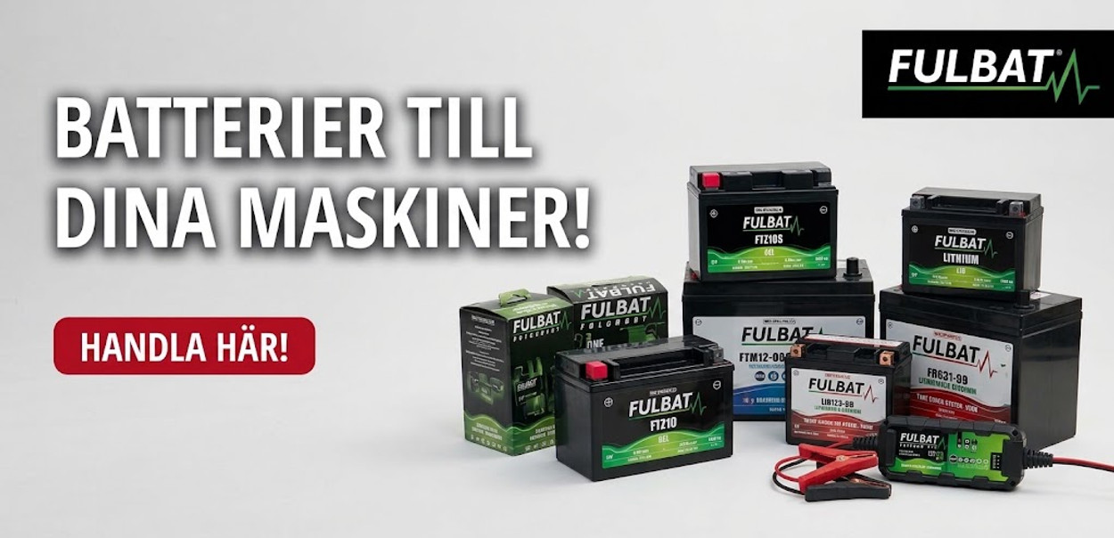 Batterier till dina maskiner