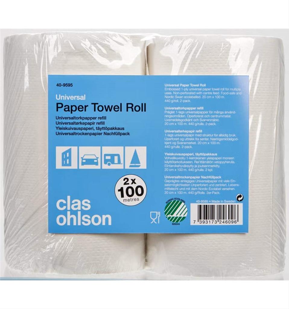 Torkpapper refill 2-pack