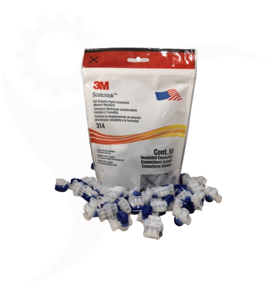 50-pack 3M Skarvdon för begränsningskabel, till Autoclip, Automower m.fl.