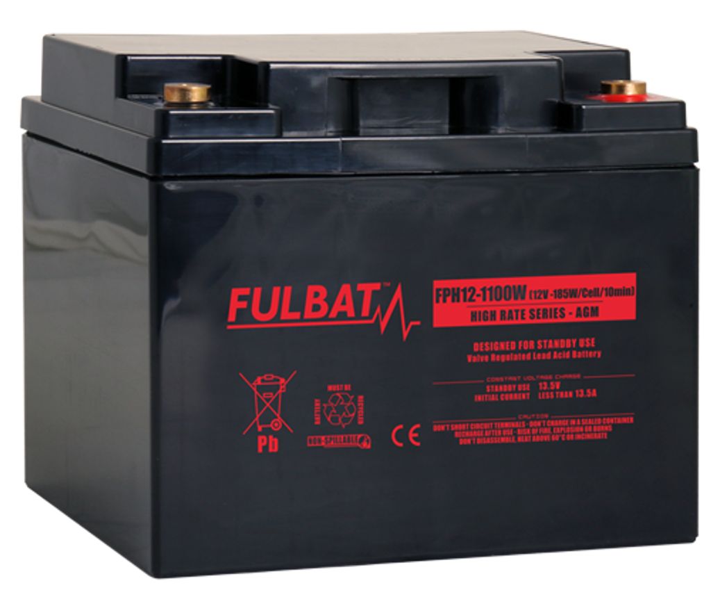 Batteri AGM - 12V, 46,5Ah 197x165x170mm