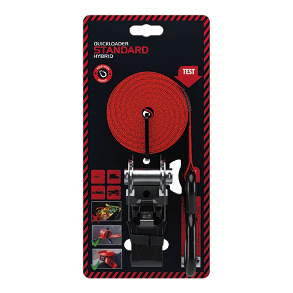 Spännband Standard Magnet 800 kg 4,5 m x 25 mm