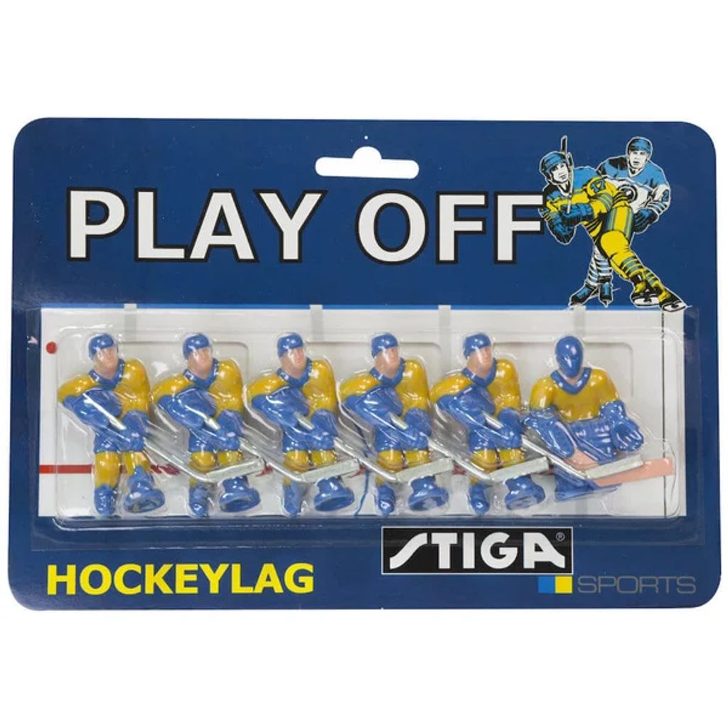Spelarset Sverige till Stiga ishockeyspel - blå/gul