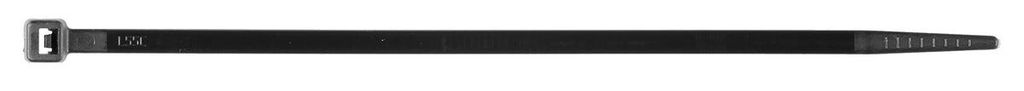 Buntband svarta UV-beständiga 190 x 4,6 mm, 100-P