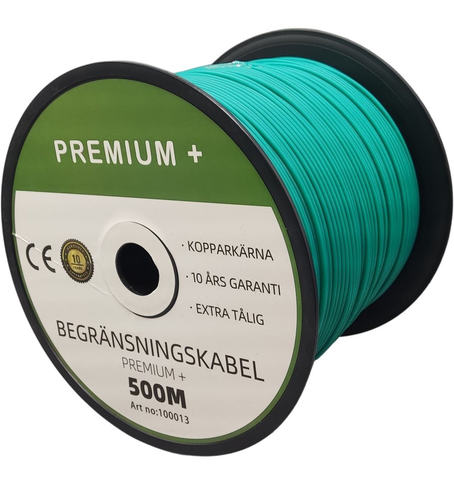 Begränsningskabel Robotgräsklippare 500m, Premium +