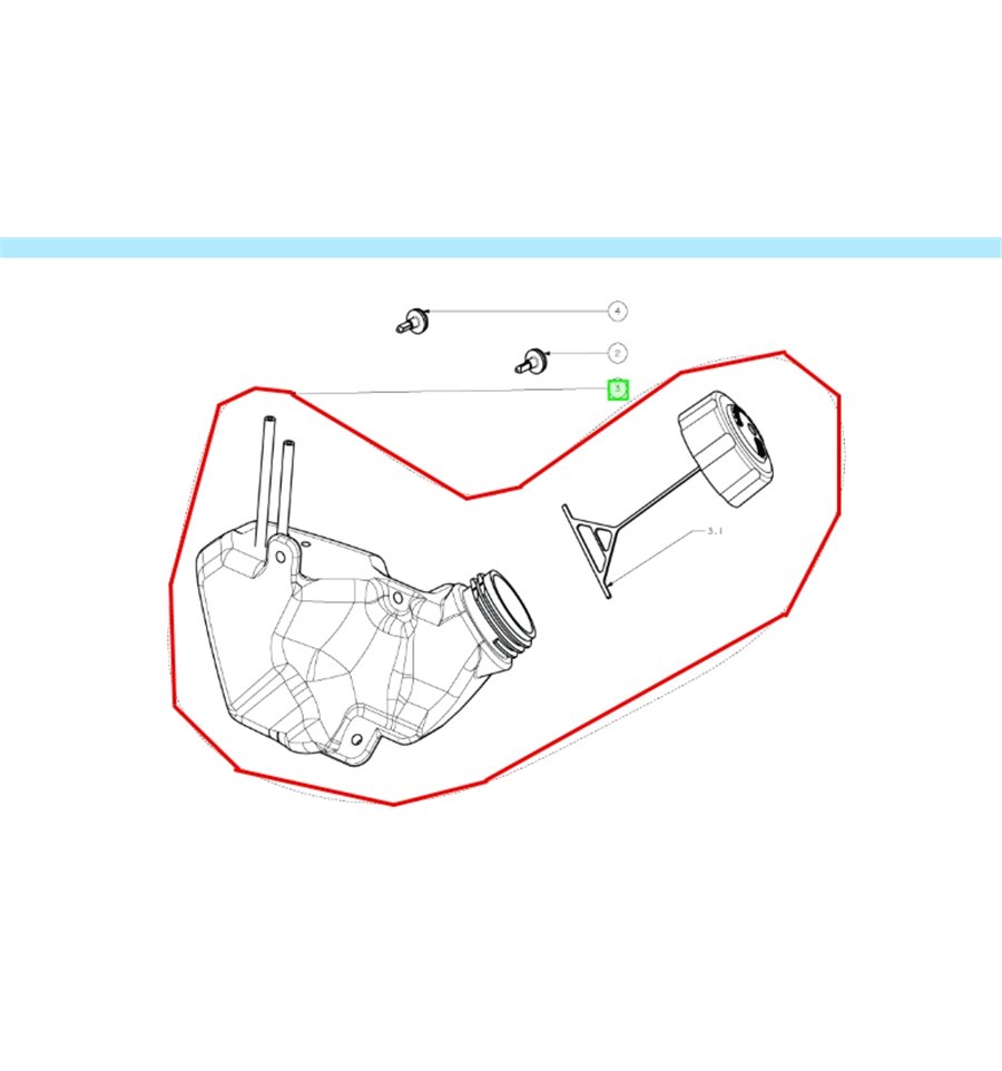 Bränsletank RLT430CESB 5131034505