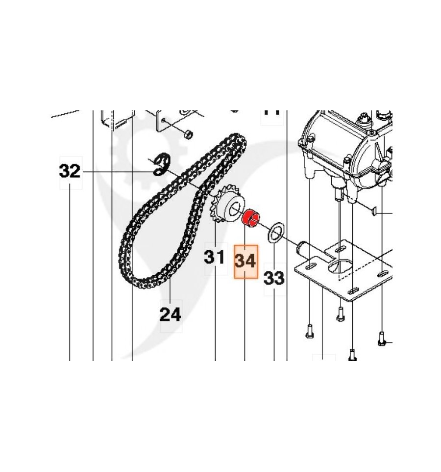 Bussning kedjedrev, 5783780-01