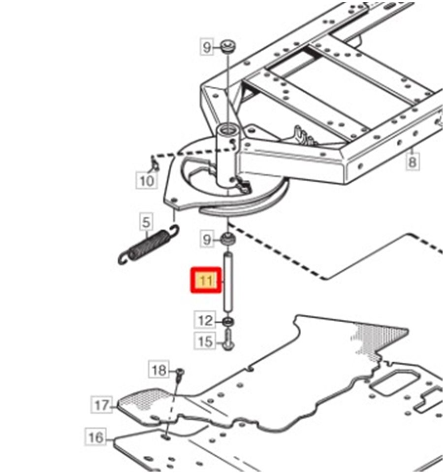 Centrumaxel 1134-3968-01