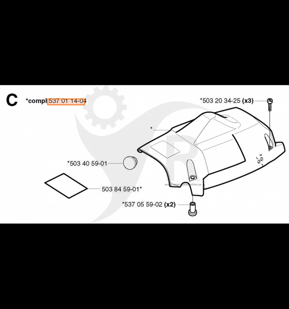 Cylinderkåpa 5370114-04