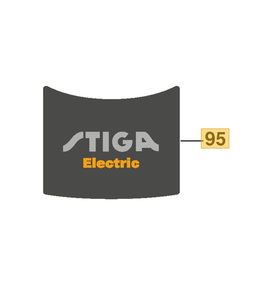 Stiga Dekal Stiga Electric 114368564/1
