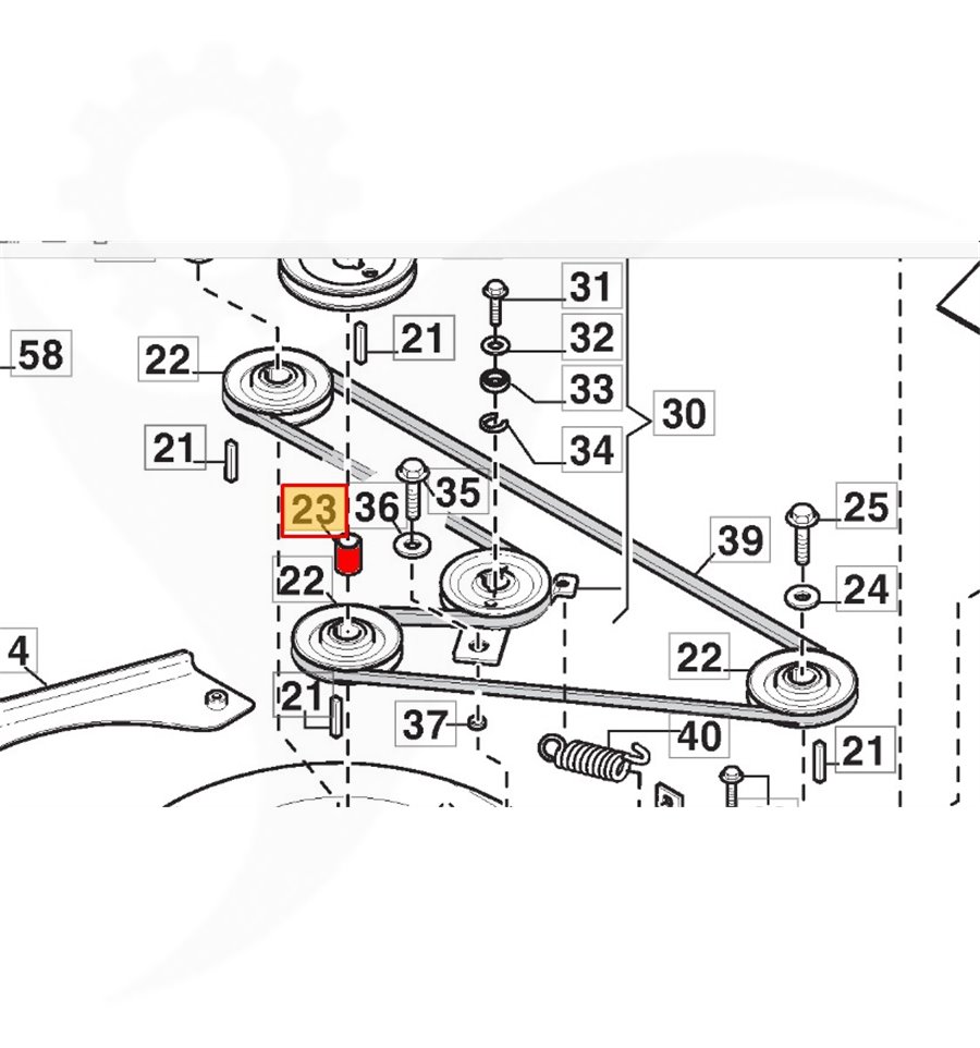 Distans 20mm Park 110 Combi Pro, 125, 1134-5400-03