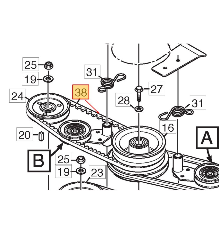 Drivrem Titan 135B, 135H, 9585-0182-01