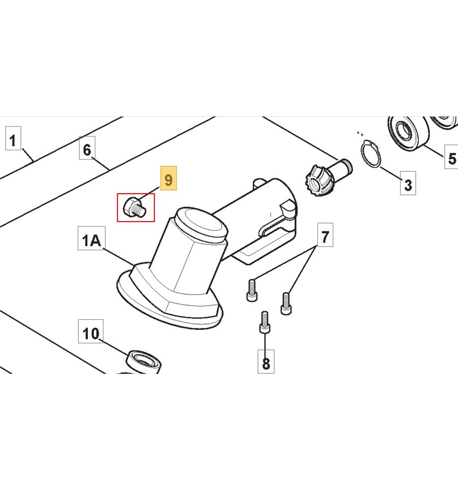 Fetthålsplugg SB28, SB35, SB40, SB425, SB435, 2653460