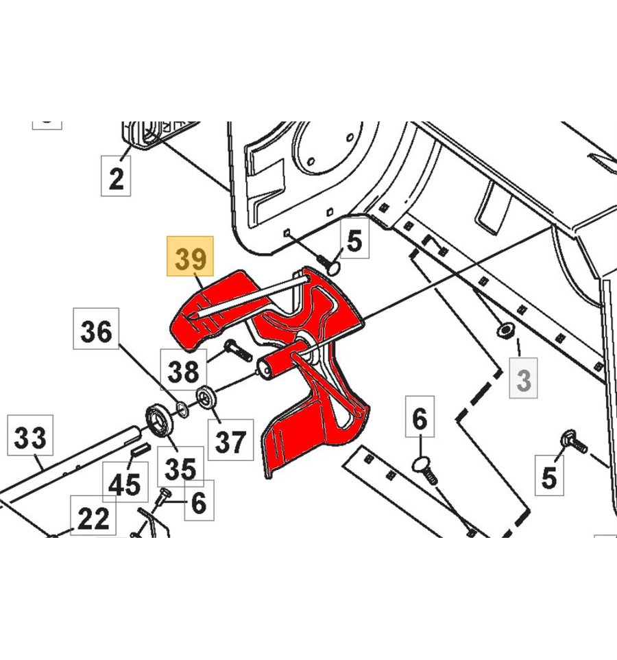 Fläkt utkast ST4262PB, 5266PB, Alpina AS56P, AS62P, 118821231/0