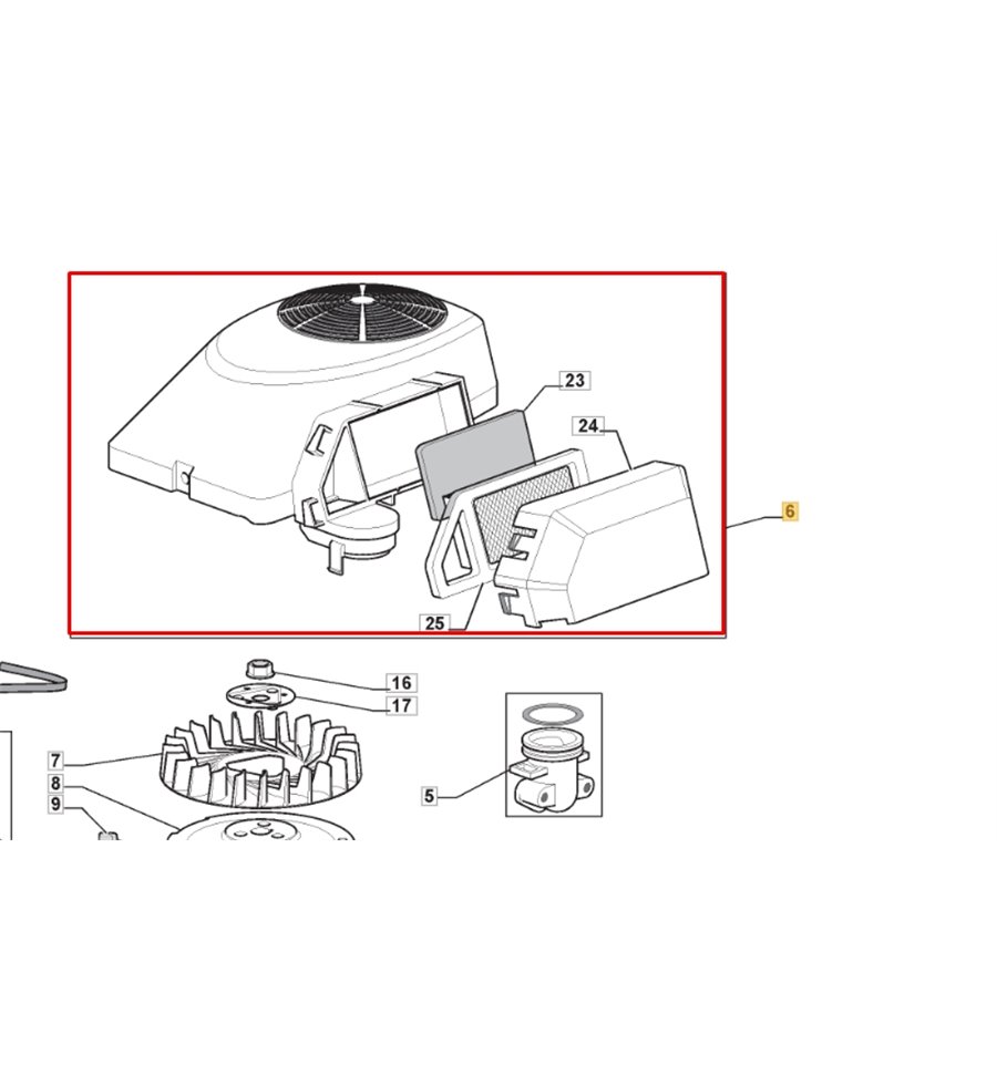 Fläktkåpa komplett 118550319/0