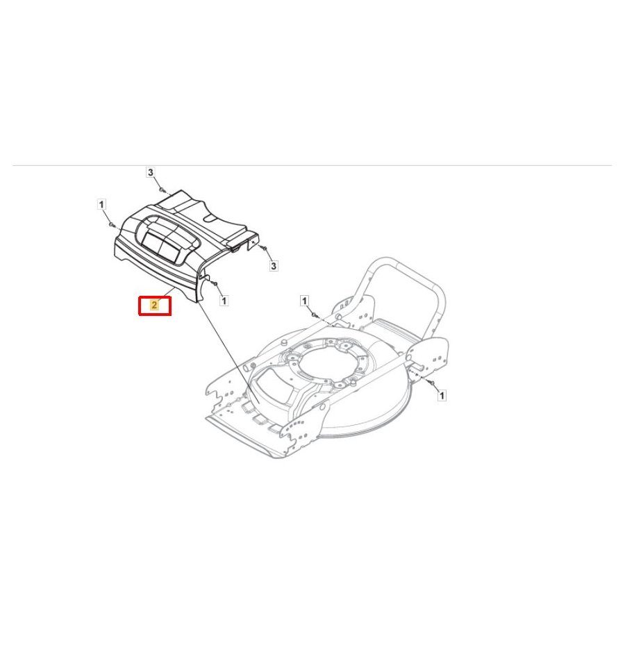 Front Skyddskåpa Multiclip 47 Blue 322226219/0