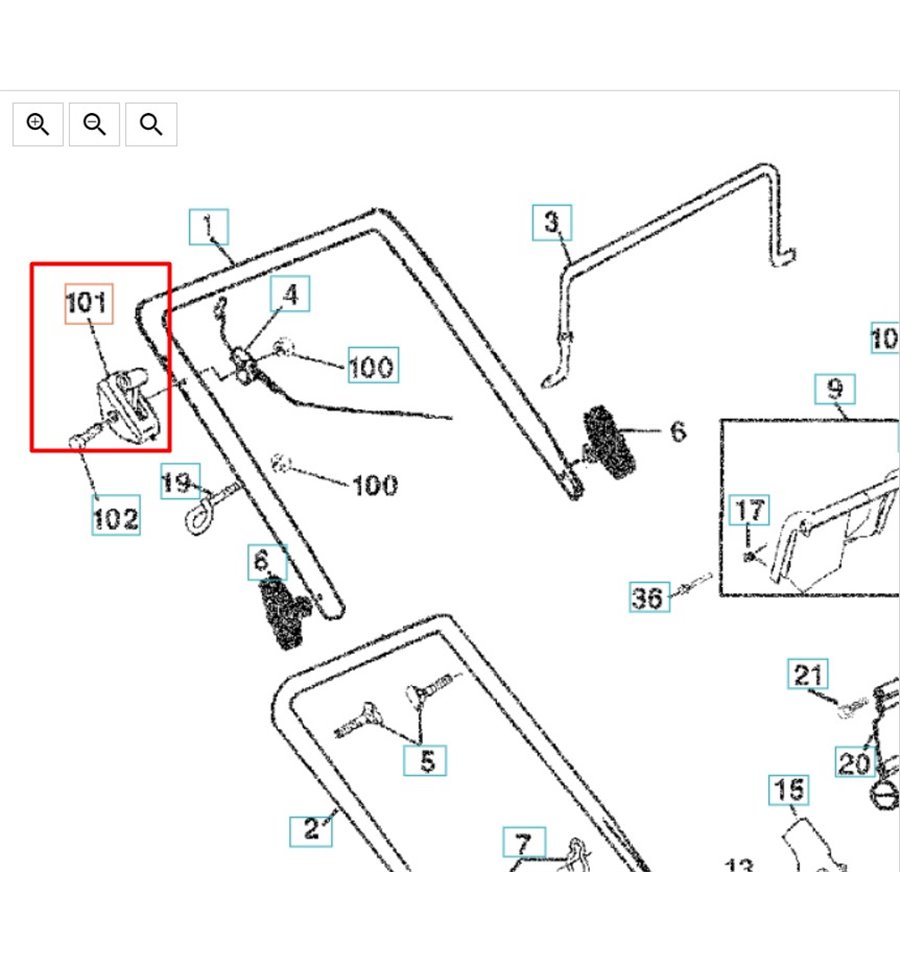 Gasreglage 6556SM, 6553CM, 5321702-94