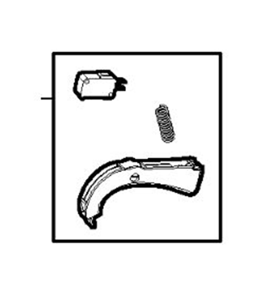 Gasreglage inkl brytare, SHT500AE, HT500E, 118810803/0