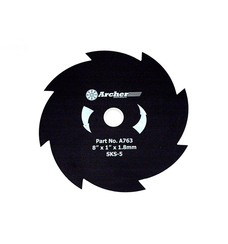 Gräsklinga 8-tänder, 200mm