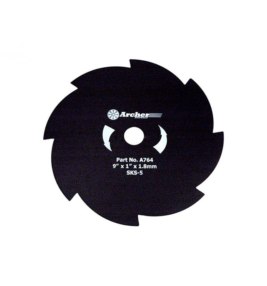 Gräsklinga 8-tänder, 228mm