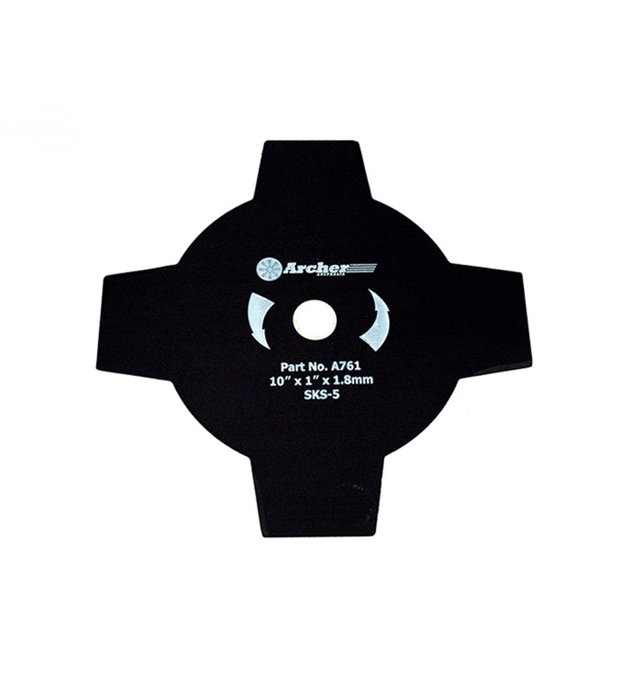 Gräsklinga fyrtandad 200 x 25,4 / 20 x 1,8mm