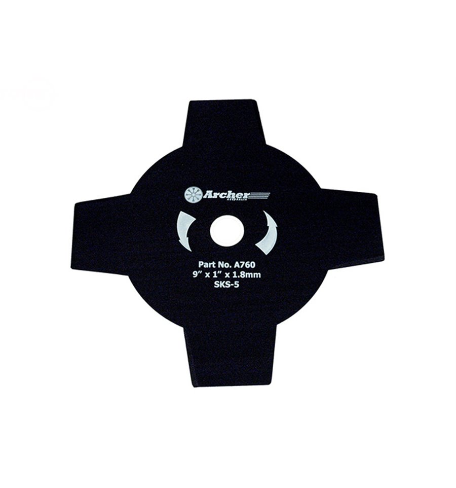 Gräsklinga fyrtandad 228mm