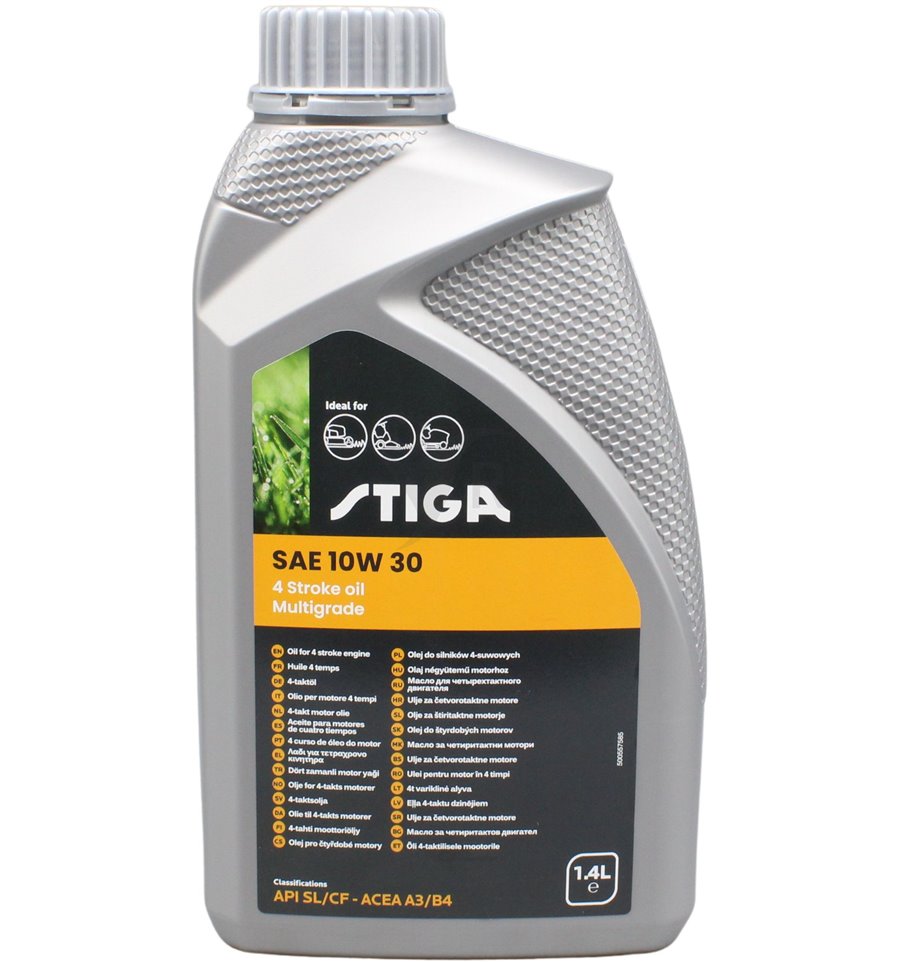 Stiga gräsklipparolja 10W-30 1,4L