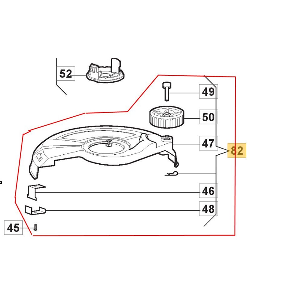 Grässkydd komplett SGT24AE, 118804529/1