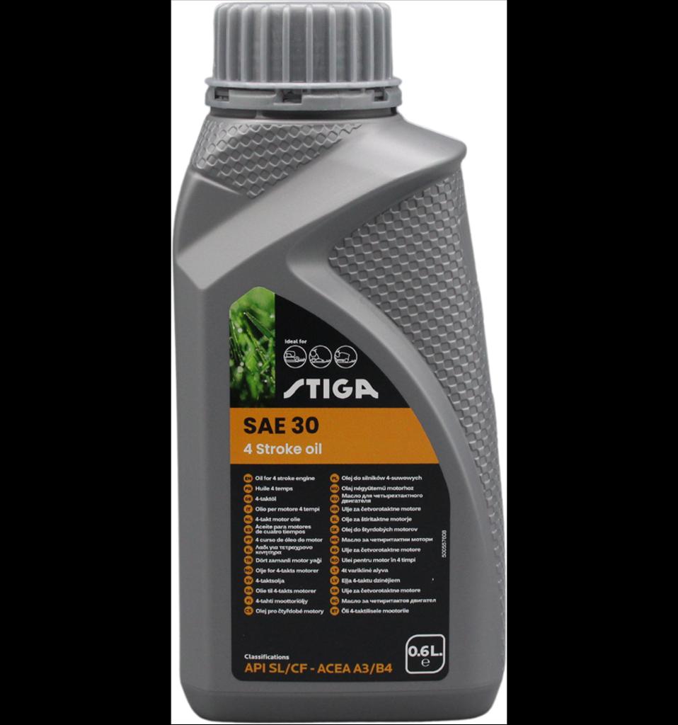 Stiga gräsklipparolja SAE30 0,6L