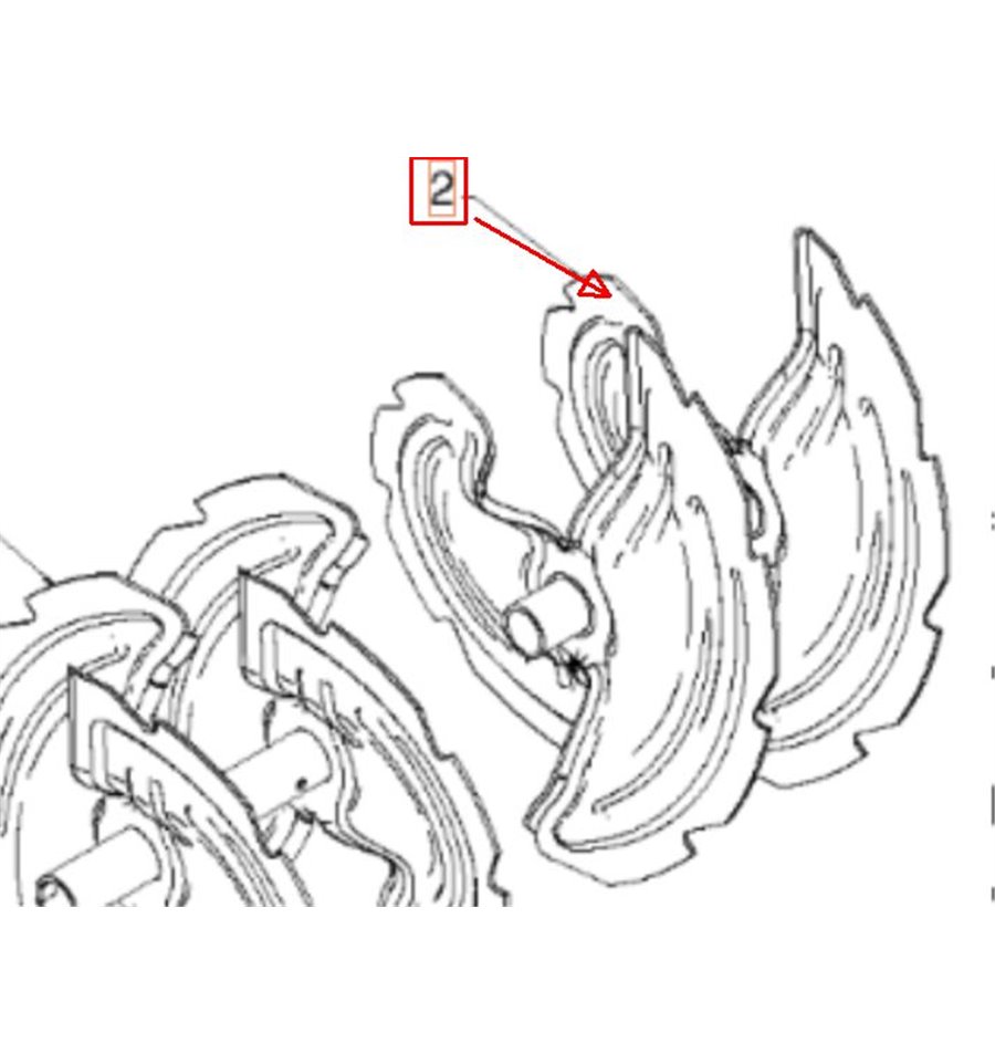 Inmatarskruv HÖ, ST261E, 11524E, 5324221-04