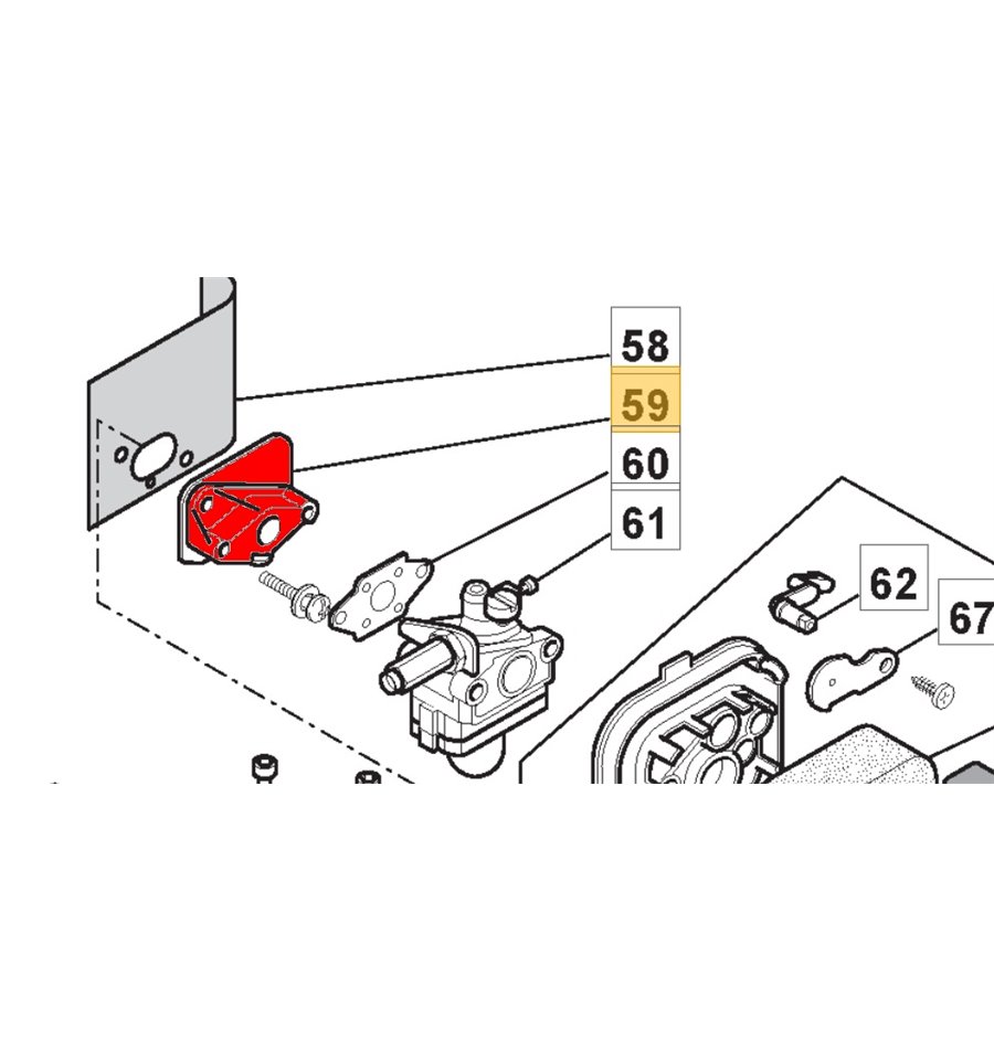 Insugningsrör SB33D, SB34D, TB34, 123073509/0