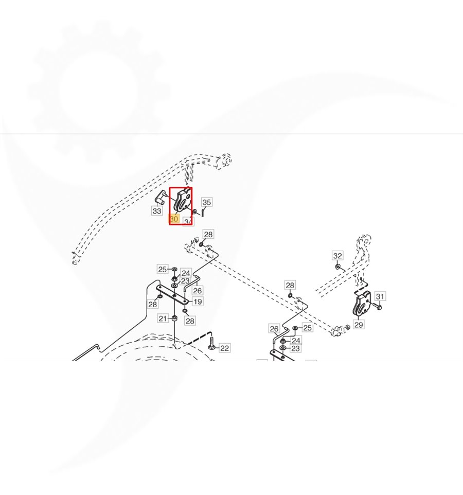 Justerplåt Höger 92M, 107M, 1134-4304-02