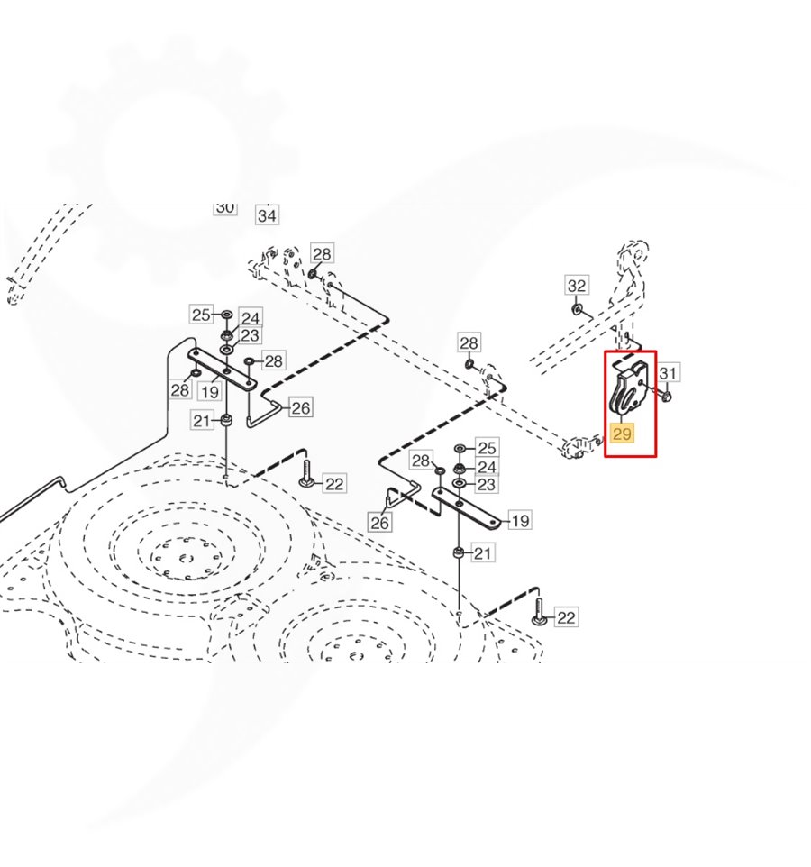 Justerplåt Vänster 92M, 107M, 1134-4304-01