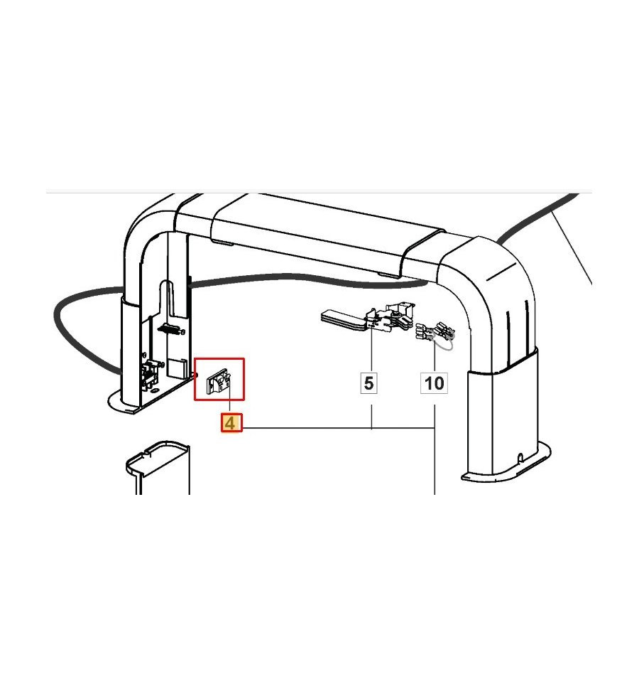 Kabelanslutning Autoclip 525, 523, 325, 1126-1078-01