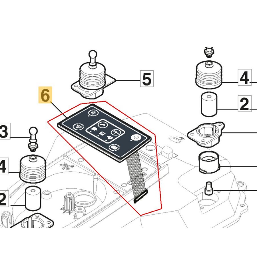 Knappsats Stig 300, 600, A1500, A3000, 381800401/1
