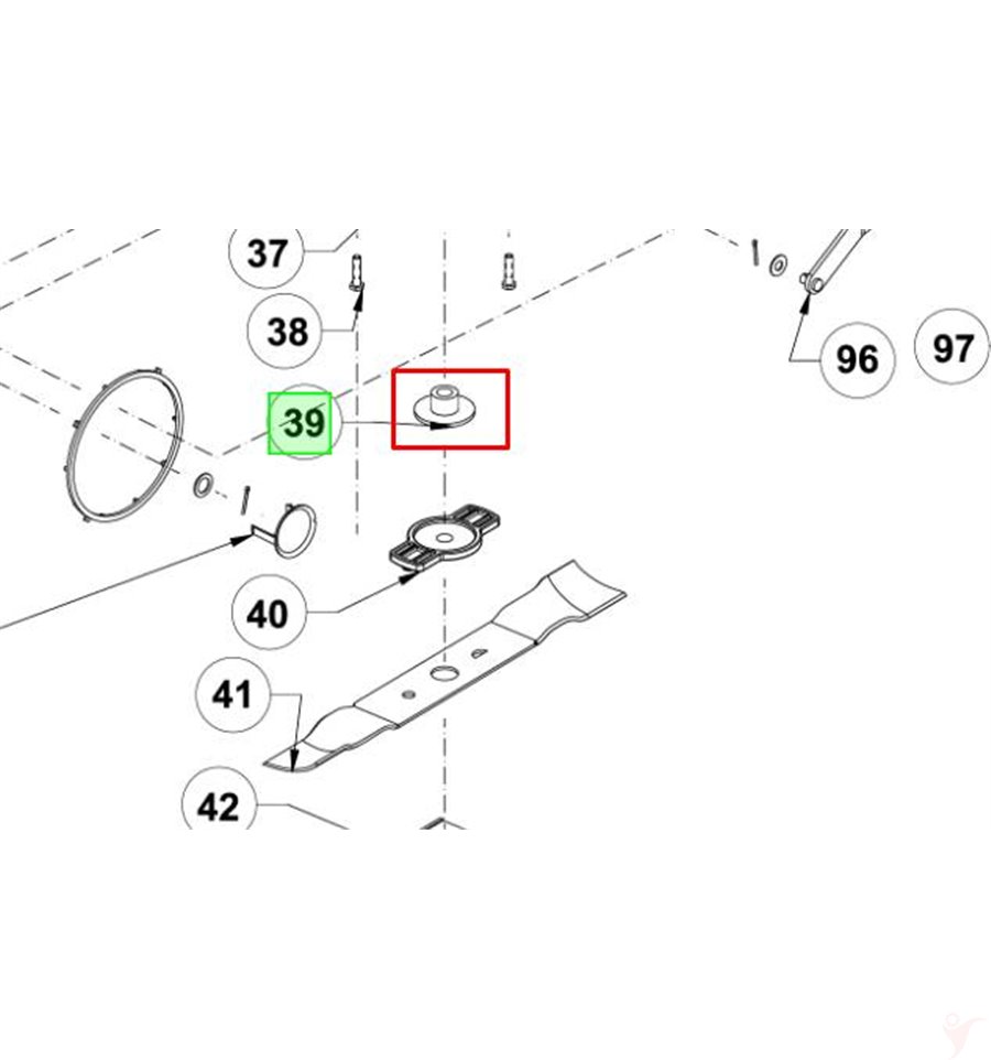 Knivfäste RLM18X40H240, OLM1841H, RY18LMX40B, 5131035658