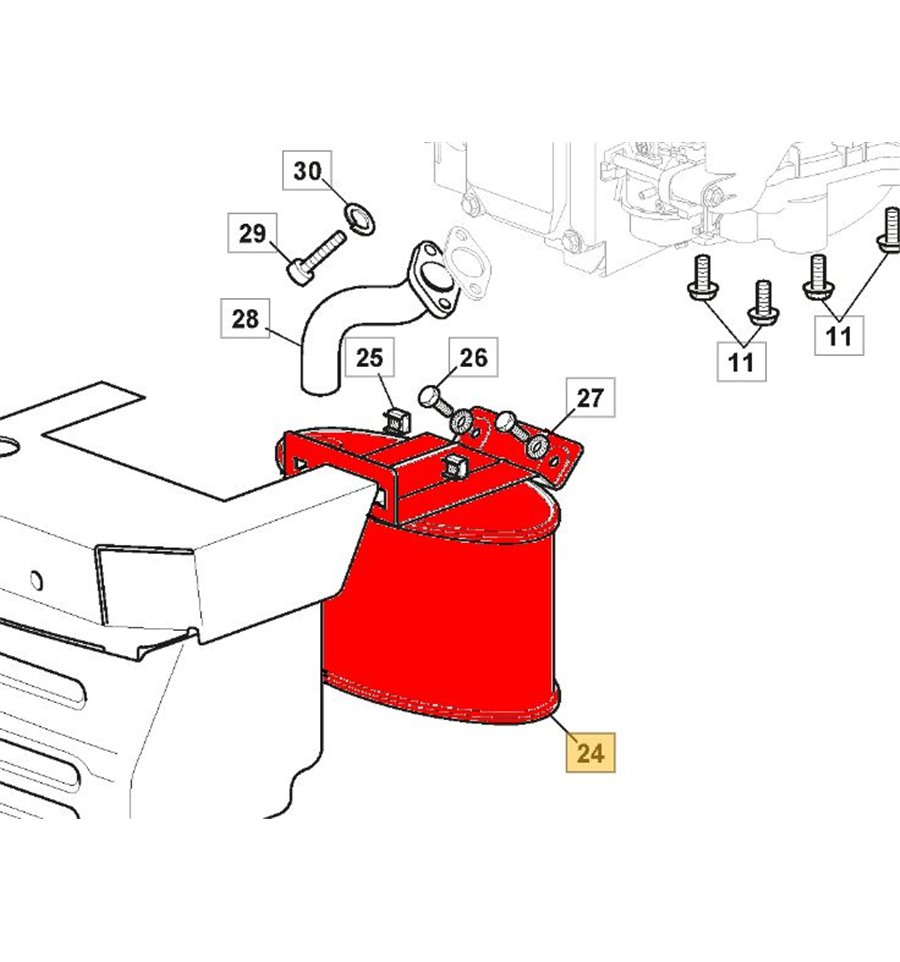 Ljuddämpare SD98, 182750010/0