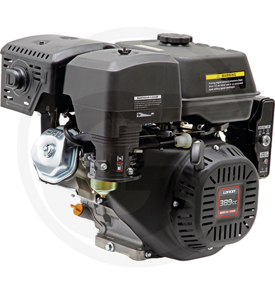 Motor 11hk, Loncin, horisontell, 389cc, 25,4mm, G390FD
