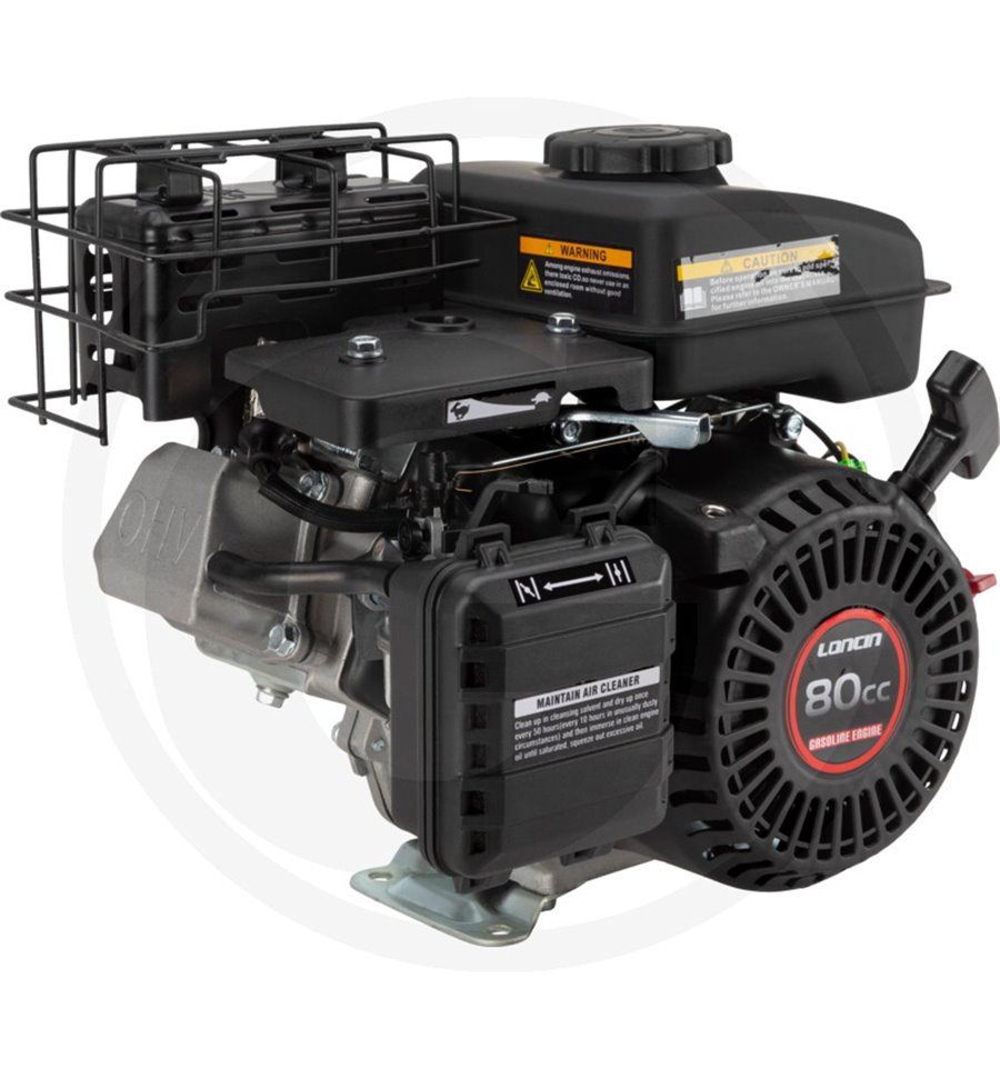Motor 2,3hk, Loncin, horisontell, 80cc, 15mm, LC148F-2