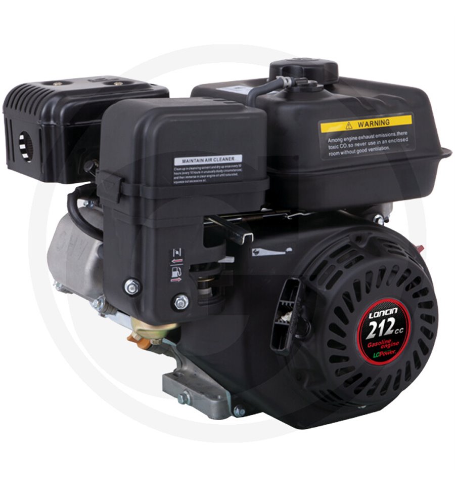 Motor 6hk, Loncin, horisontell, 212cc, 20mm, G210F