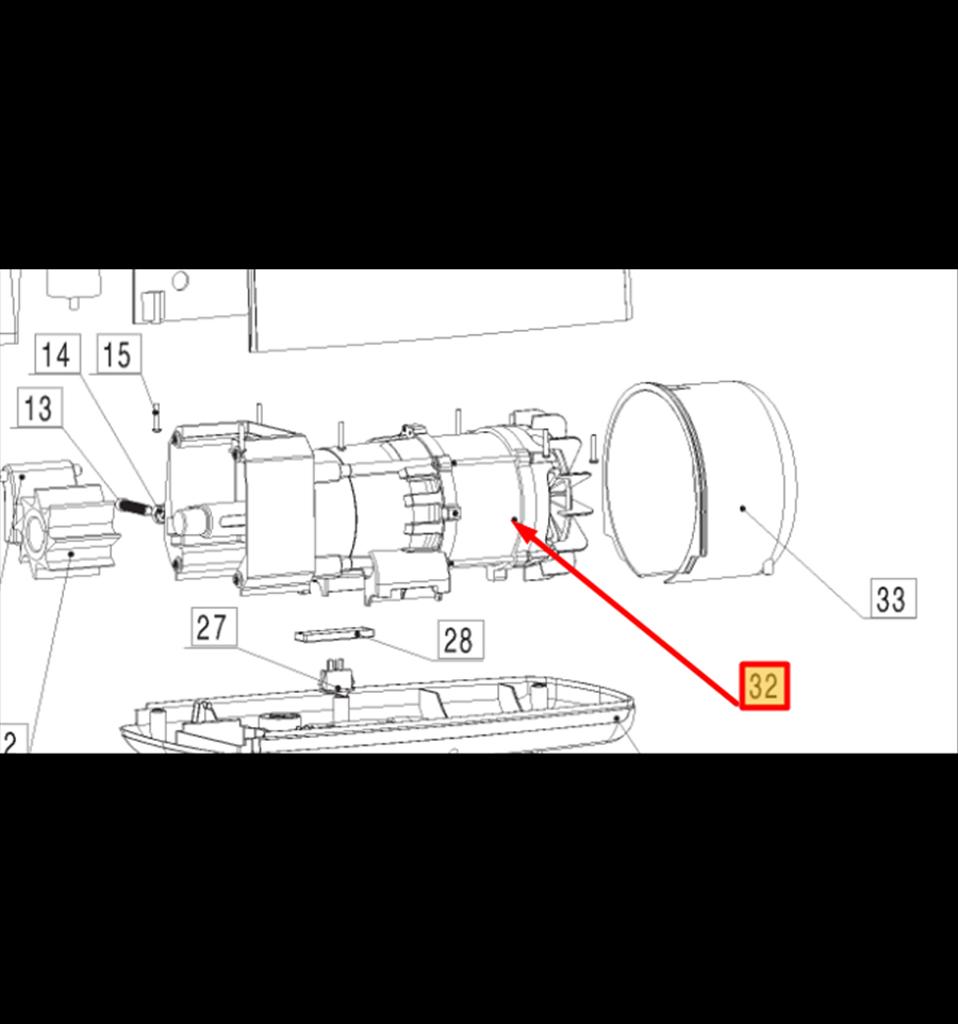 Motor & växellåda komplett Bio Quiet, 1716-0159-01