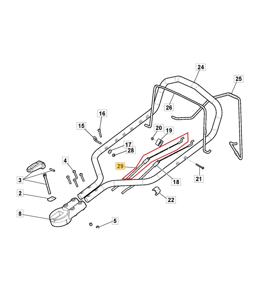 Stiga Motorbromsvajer Multiclip 750S, Combi 53SQ H 181030088/0