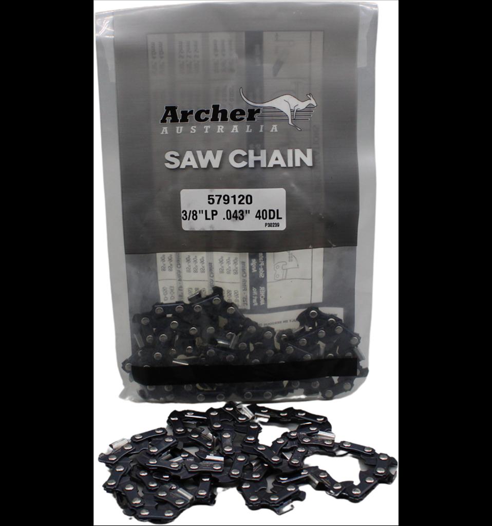 Motorsågskedja 10 tum, 3/8" 40DL, 1,1mm Premium