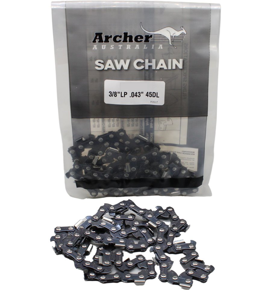 Motorsågskedja 12 tum, 3/8", 45DL, 1,1mm Premium