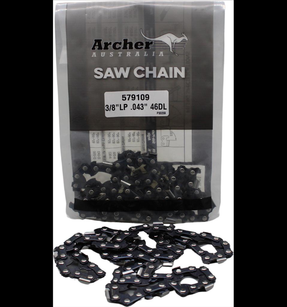 Motorsågskedja 12 tum, 3/8", 46DL, 1,1mm Premium