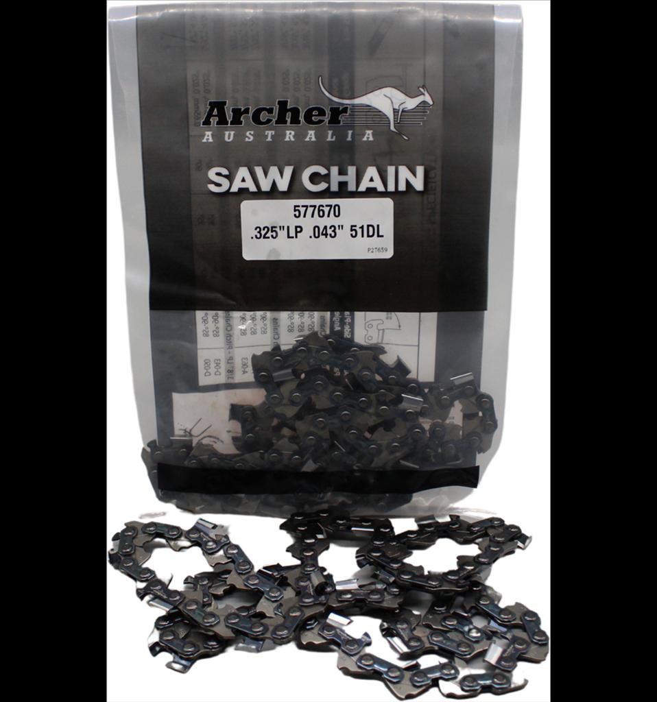 Motorsågskedja 12 tum, 0,325" 51DL, 1,1mm Premium
