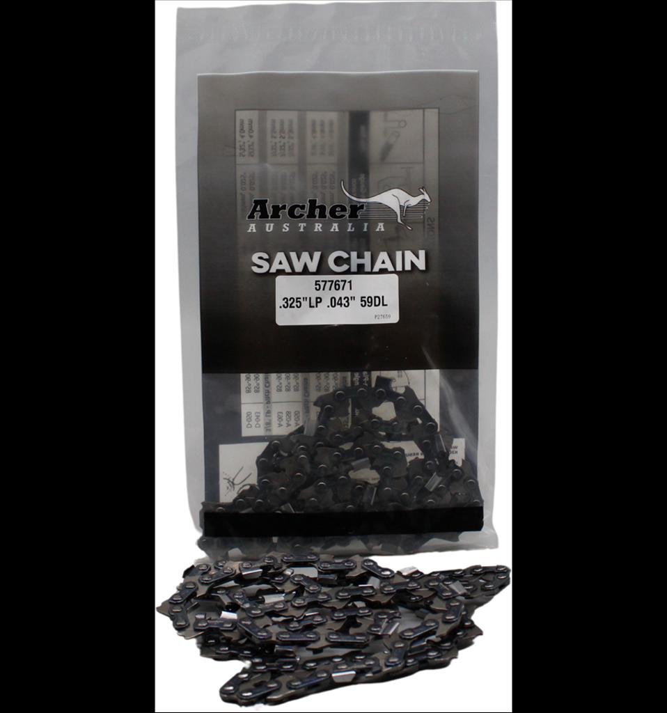 Motorsågskedja 16 tum 0,325" 59DL, 1,1mm Premium