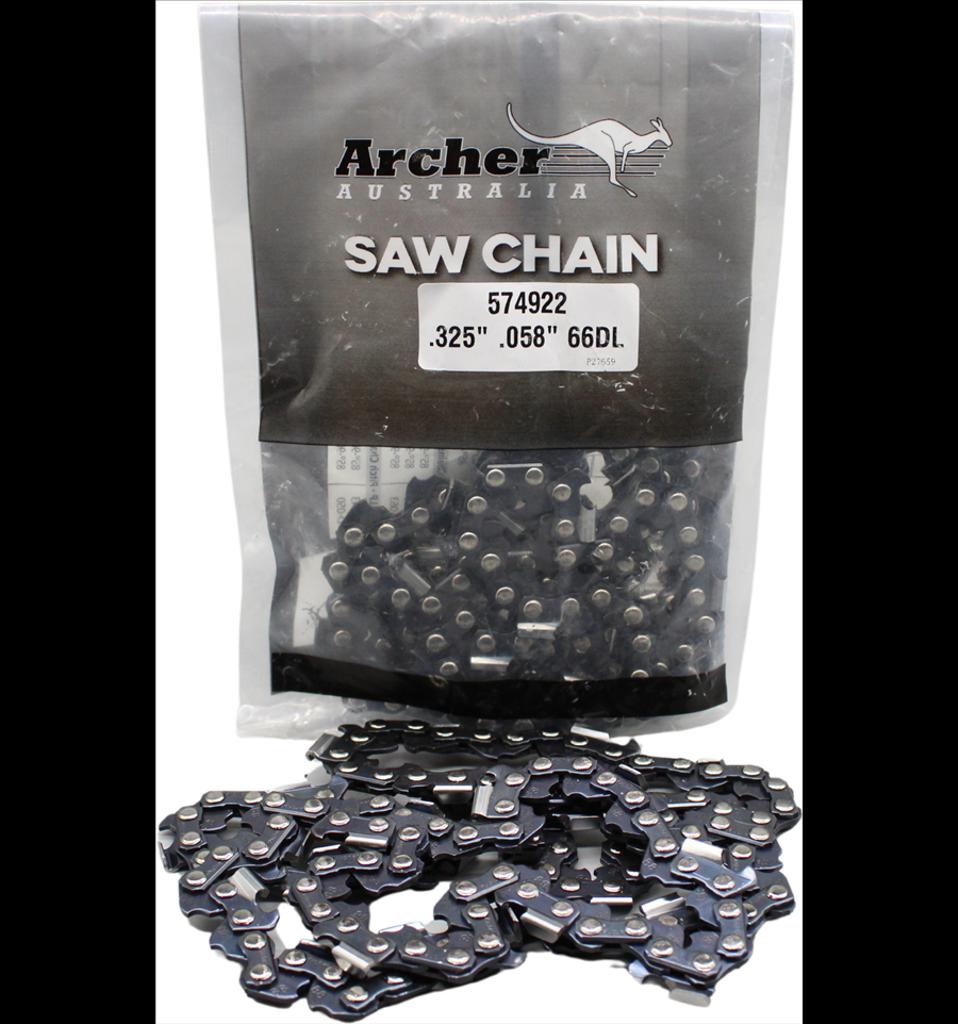 Motorsågskedja 16 tum, 0,325", 66DL, 1,5mm Premium