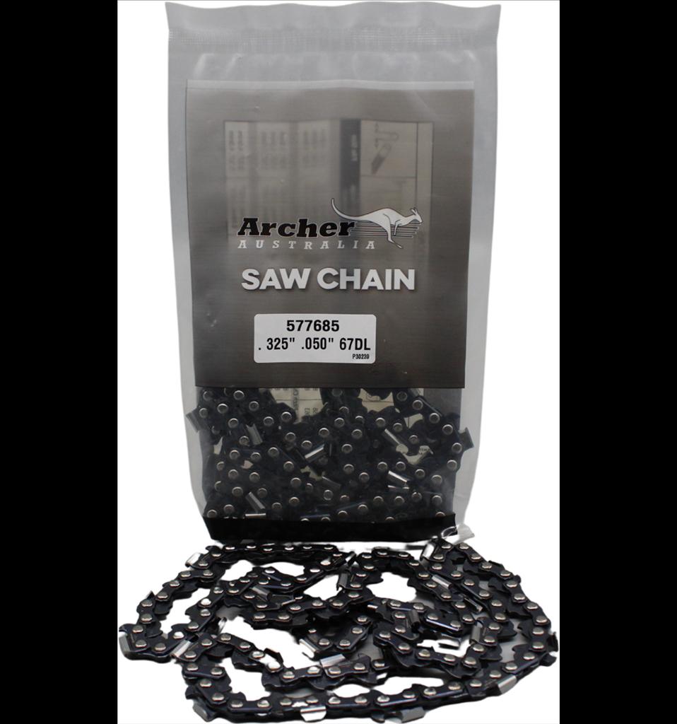 Motorsågskedja 16 tum 0,325" 67DL, 1,3mm Premium