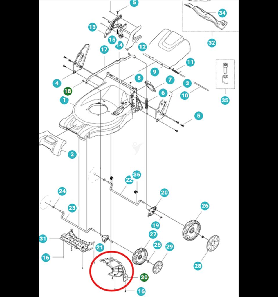 Remkåpa (47 cm), LM2247C, LM2247CD, LM2247CDP, 5871999-02